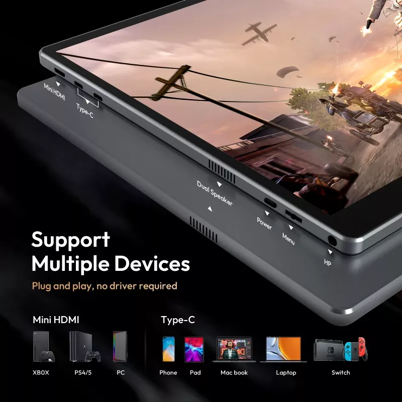 ¿Por qué debería elegir un monitor portátil 1200P de 16 pulgadas para trabajar y viajar?